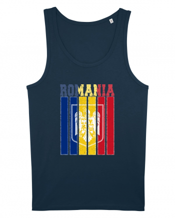 ROMANIA Grunge Navy