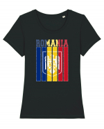 ROMANIA Tricou mânecă scurtă guler larg fitted Damă Expresser