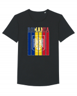 ROMANIA Tricou mânecă scurtă guler larg Bărbat Skater