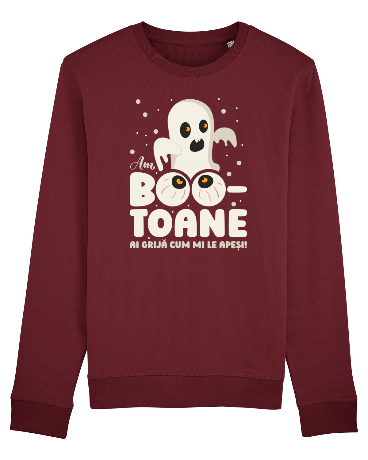 Bluză mânecă lungă Unisex Rise Burgundy