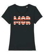 Mor de tine Tricou mânecă scurtă guler larg fitted Damă Expresser