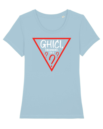 Ghici, triunghi, ce e? Sky Blue