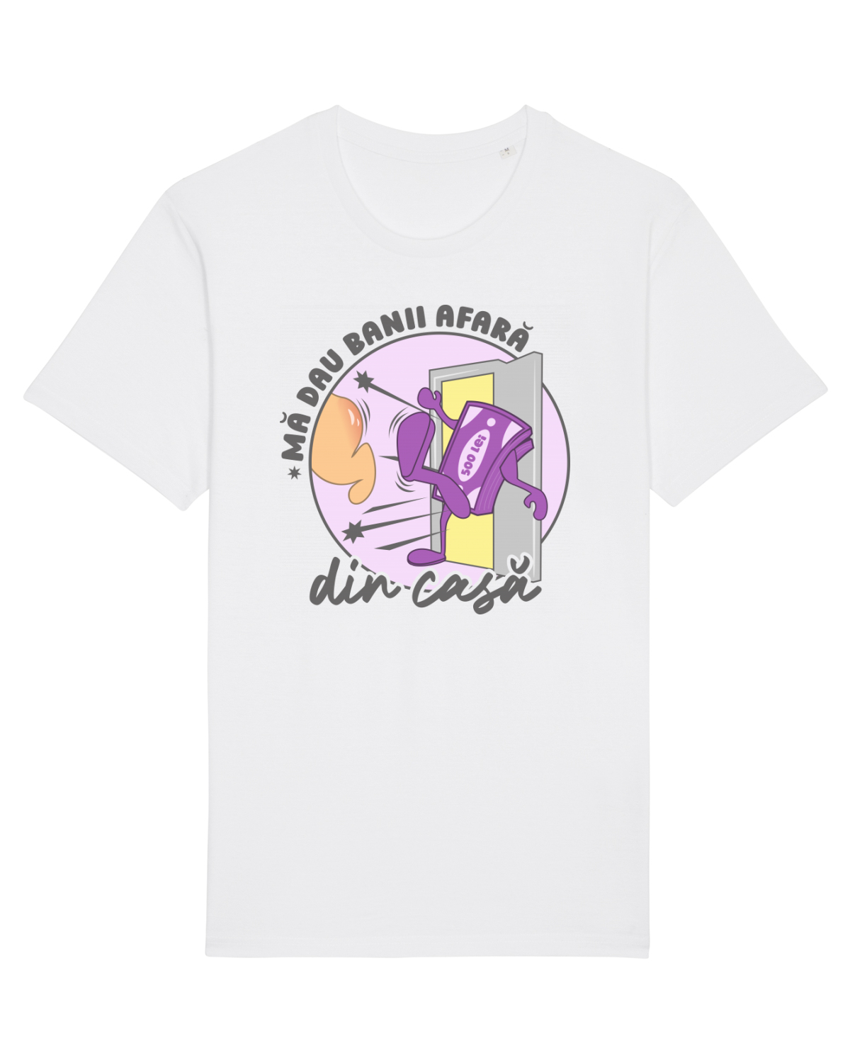 Tricou mânecă scurtă Unisex Rocker White