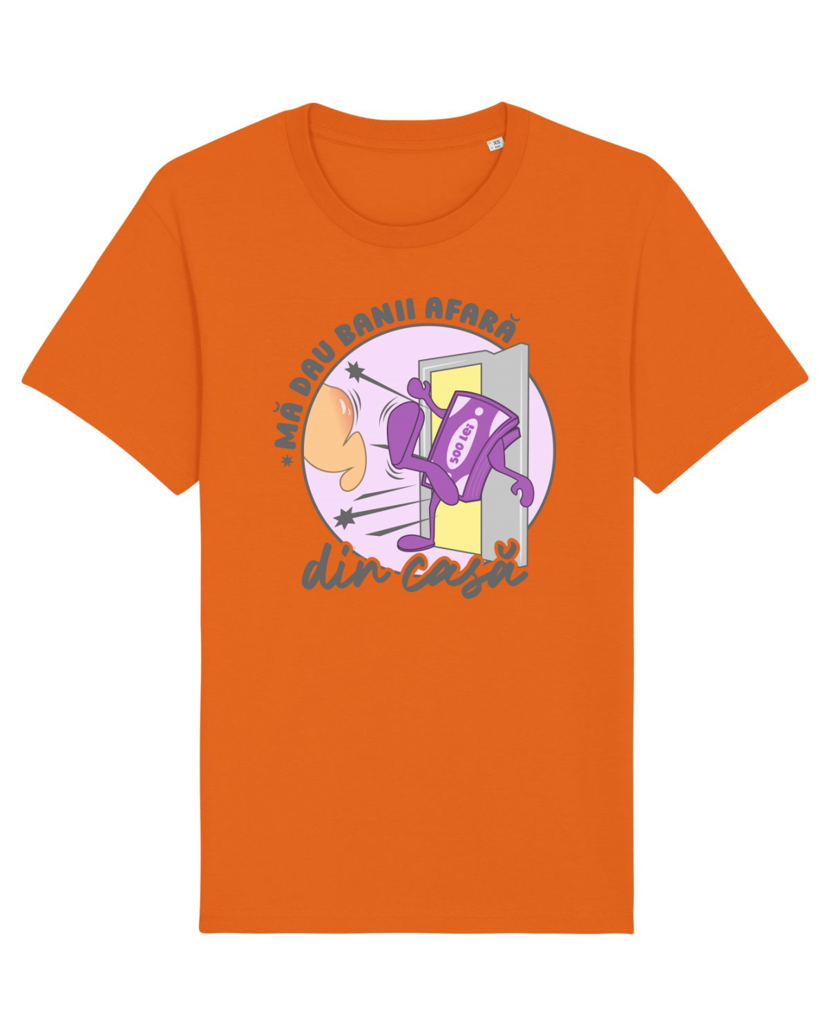 Tricou mânecă scurtă Unisex Rocker Bright Orange