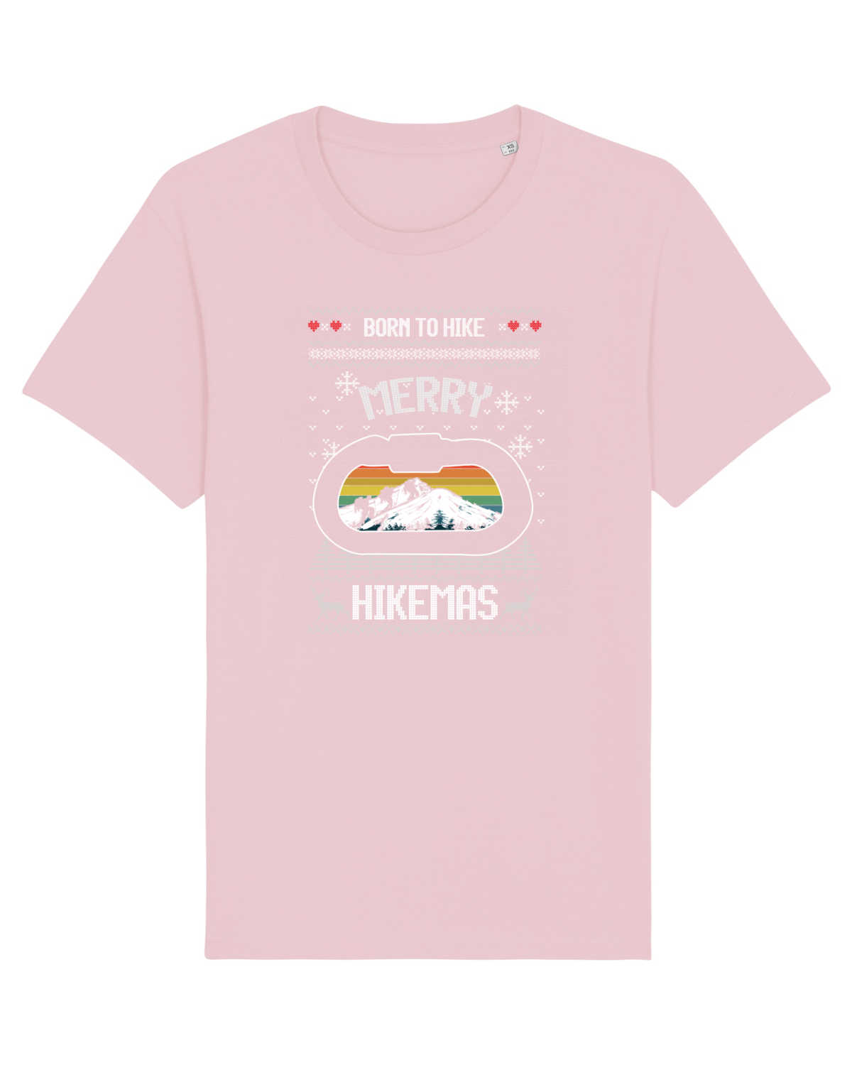 Tricou mânecă scurtă Unisex Rocker Cotton Pink