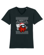 Merry Amongmas Tricou mânecă scurtă guler V Bărbat Presenter