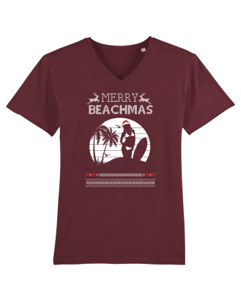 Merry Beachmas Burgundy