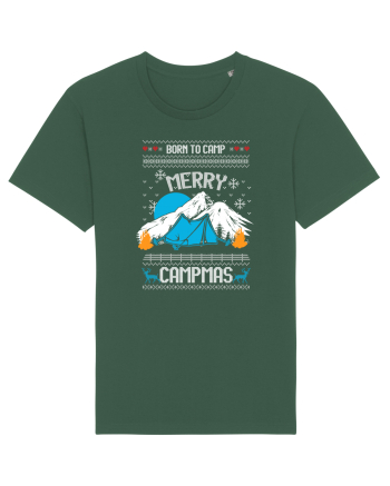 Merry Campmas Born To Camp Bottle Green