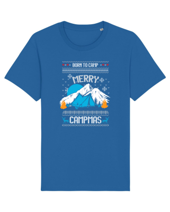 Merry Campmas Born To Camp Royal Blue
