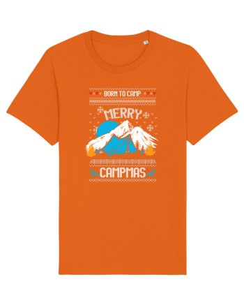 Merry Campmas Born To Camp Bright Orange
