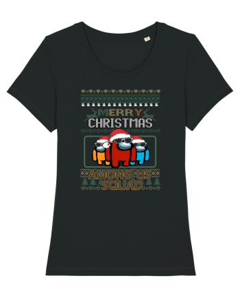 Merry Christmas Among Us Squad Black