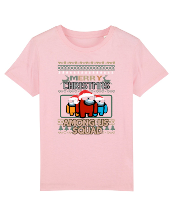 Merry Christmas Among Us Squad Cotton Pink