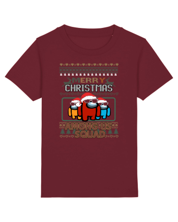 Merry Christmas Among Us Squad Burgundy
