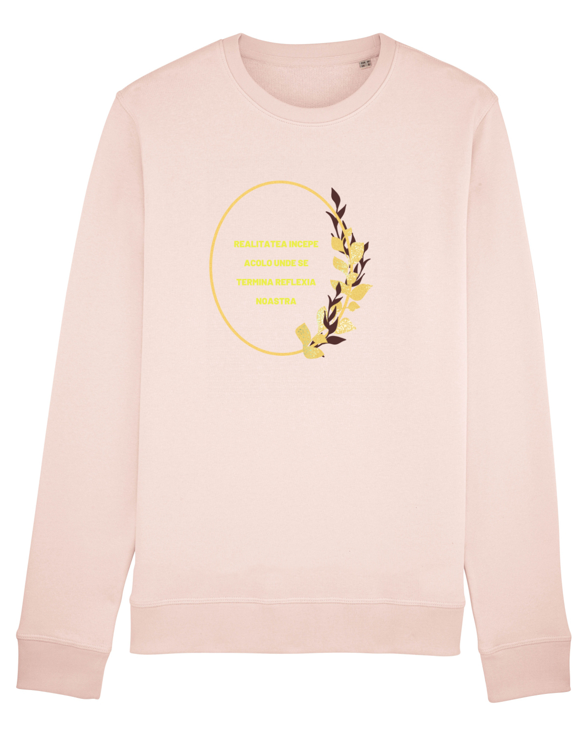 Bluză mânecă lungă Unisex Rise Candy Pink