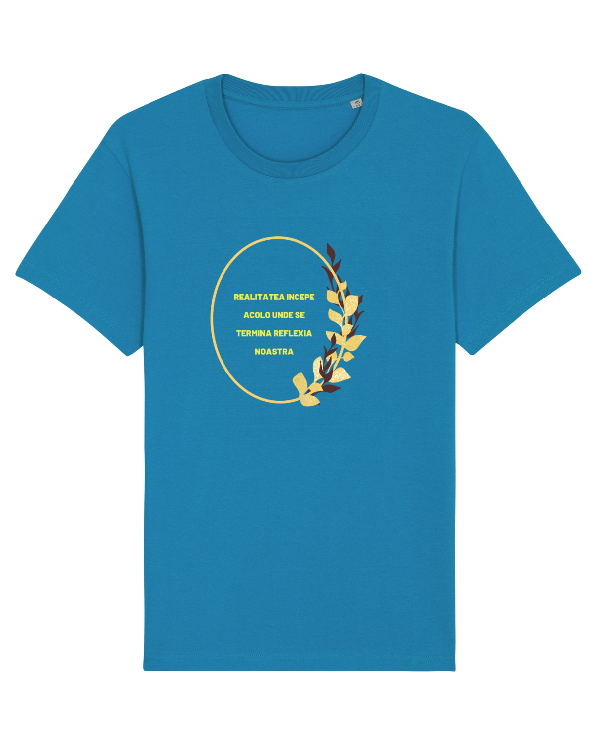 Tricou mânecă scurtă Unisex Rocker Azur