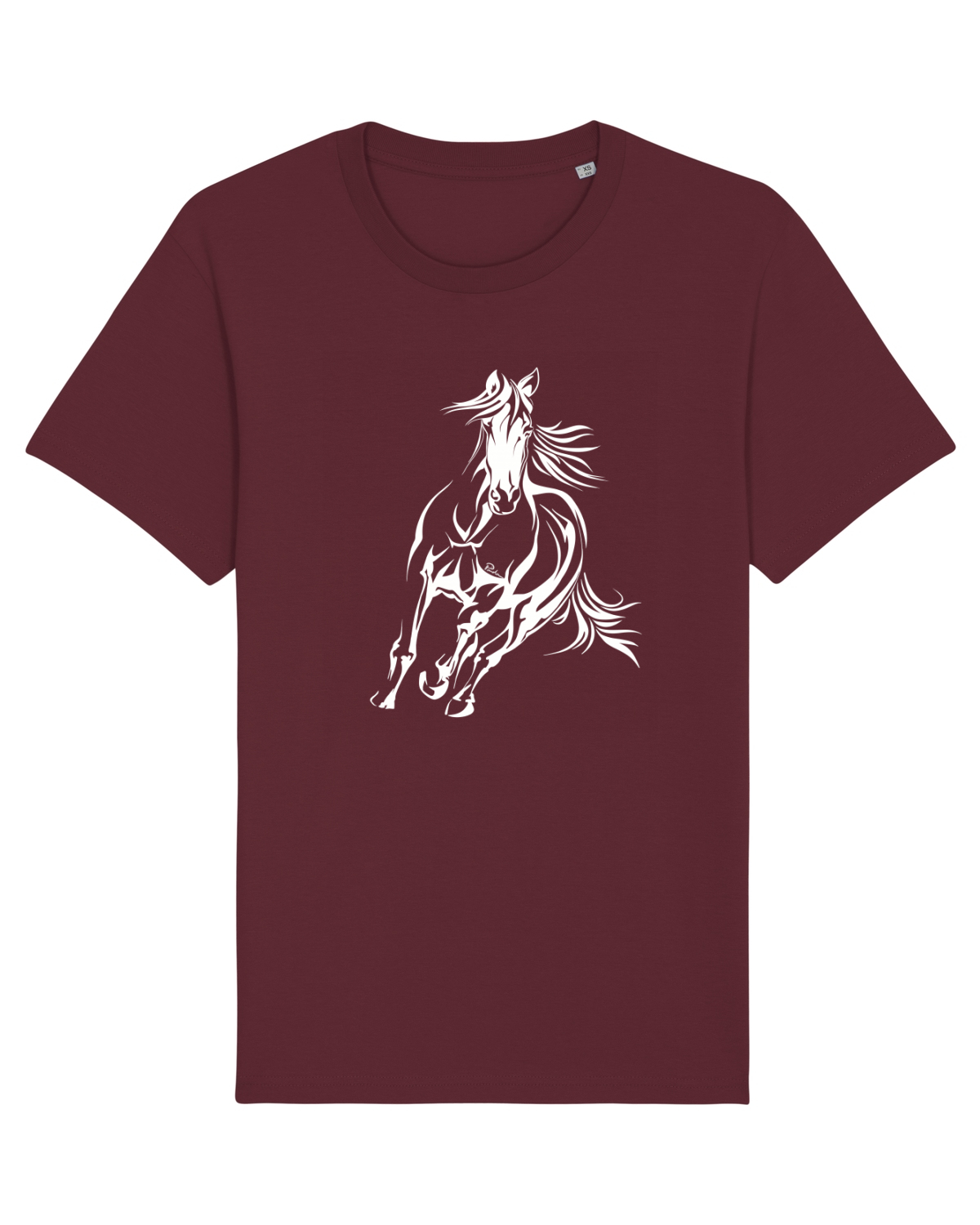 Tricou mânecă scurtă Unisex Rocker Burgundy