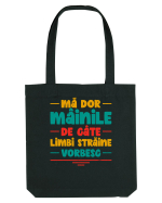 Mă dor mâinile de câte limbi străine vorbesc - V2 Sacoșă textilă