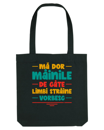 Mă dor mâinile de câte limbi străine vorbesc - V2 Black