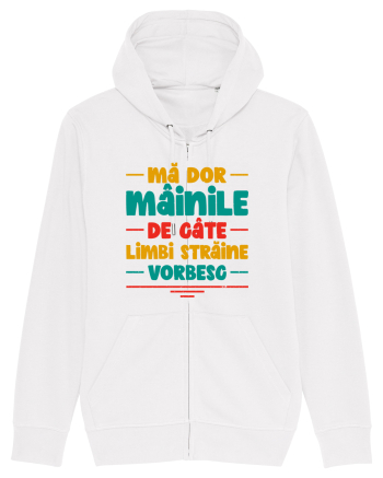 Mă dor mâinile de câte limbi străine vorbesc - V2 White