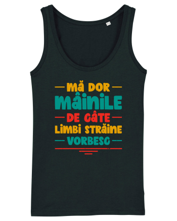 Mă dor mâinile de câte limbi străine vorbesc - V2 Black