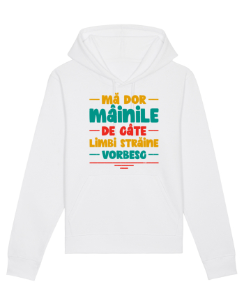 Mă dor mâinile de câte limbi străine vorbesc - V2 White