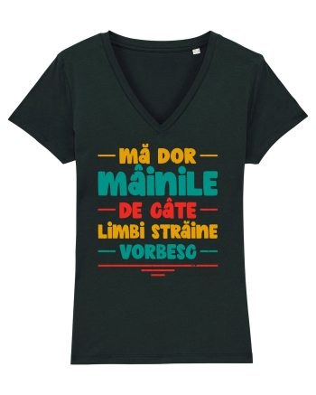 Mă dor mâinile de câte limbi străine vorbesc - V2 Black