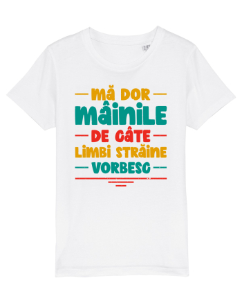Mă dor mâinile de câte limbi străine vorbesc - V2 White