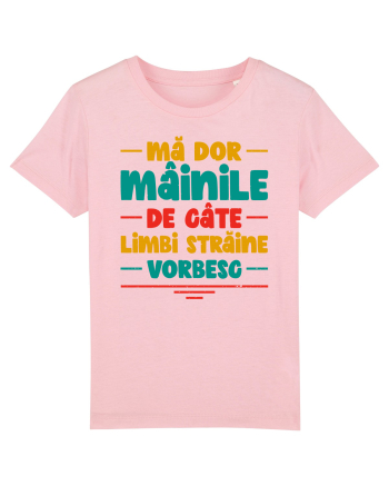 Mă dor mâinile de câte limbi străine vorbesc - V2 Cotton Pink