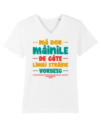 Mă dor mâinile de câte limbi străine vorbesc - V2 White