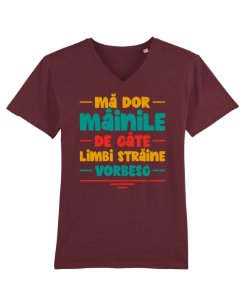 Mă dor mâinile de câte limbi străine vorbesc - V2 Burgundy