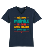 Mă dor mâinile de câte limbi străine vorbesc - V2 Tricou mânecă scurtă guler V Bărbat Presenter