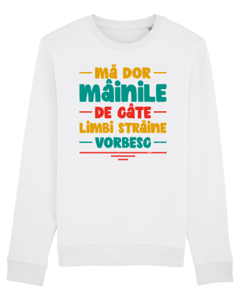 Mă dor mâinile de câte limbi străine vorbesc - V2 White