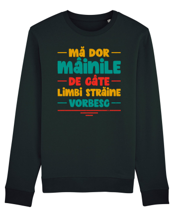 Mă dor mâinile de câte limbi străine vorbesc - V2 Black