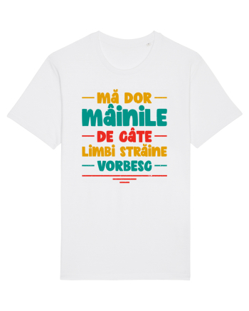 Mă dor mâinile de câte limbi străine vorbesc - V2 White