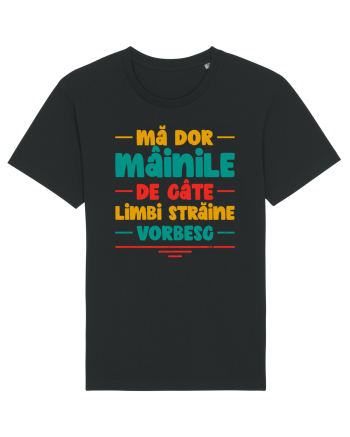 Mă dor mâinile de câte limbi străine vorbesc - V2 Black