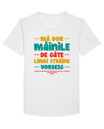 Mă dor mâinile de câte limbi străine vorbesc - V2 White