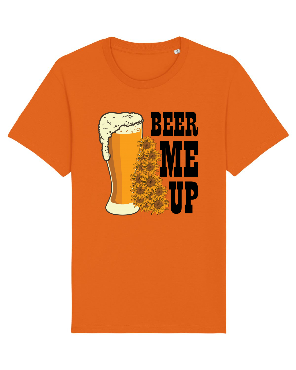 Tricou mânecă scurtă Unisex Rocker Bright Orange