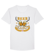Beer Season Tricou mânecă scurtă guler larg Bărbat Skater