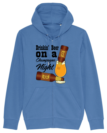 Drinkin' Beer On A Chapagne Night Bright Blue