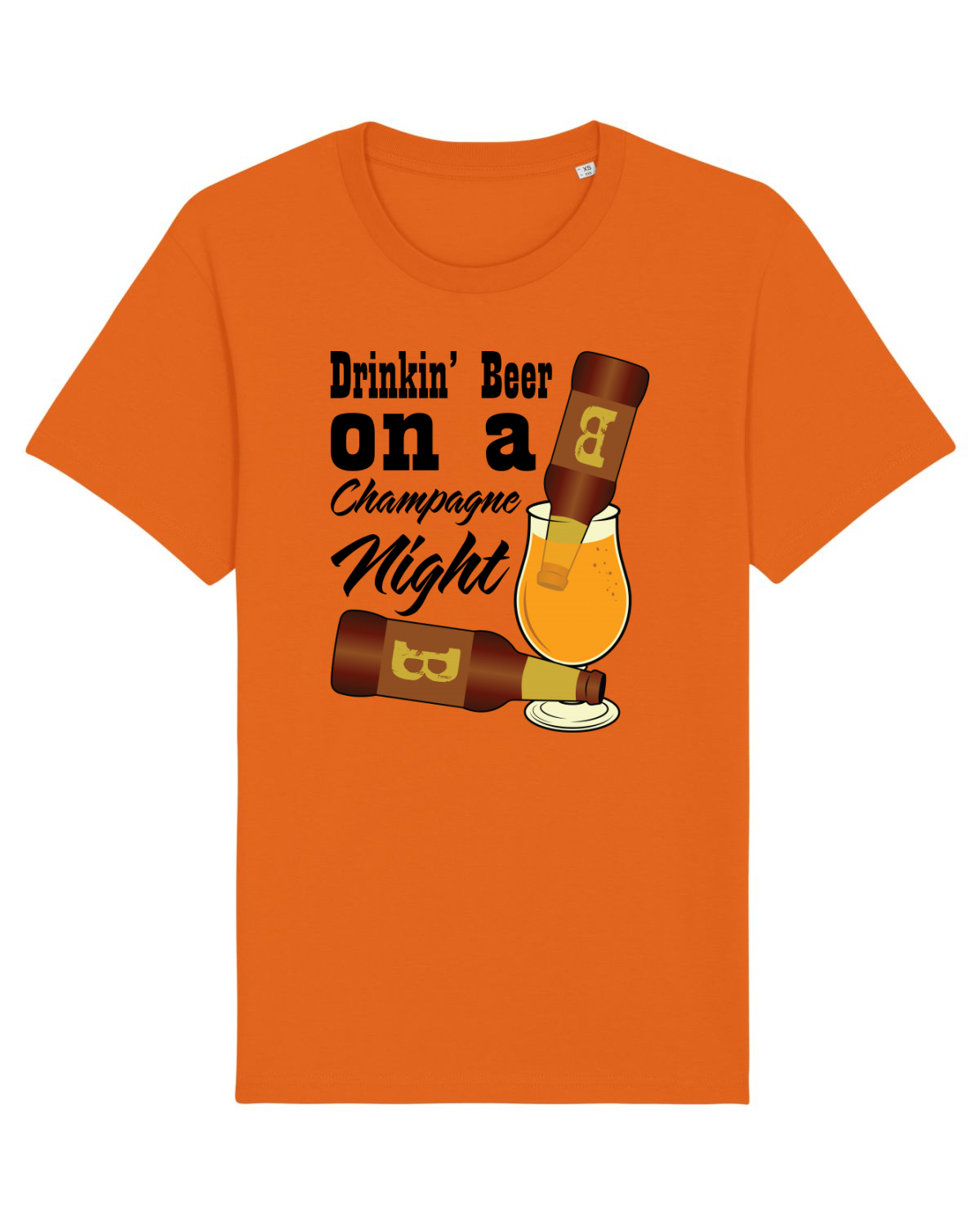 Tricou mânecă scurtă Unisex Rocker Bright Orange