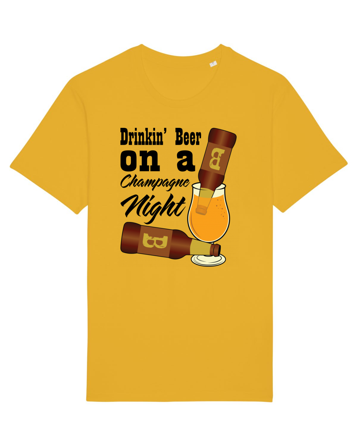 Tricou mânecă scurtă Unisex Rocker Spectra Yellow