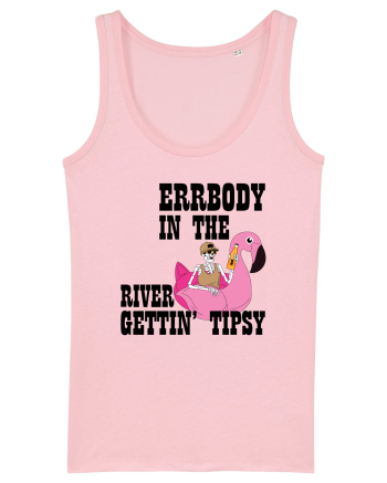 Errbody In The River Gettin' Tipsy Cotton Pink