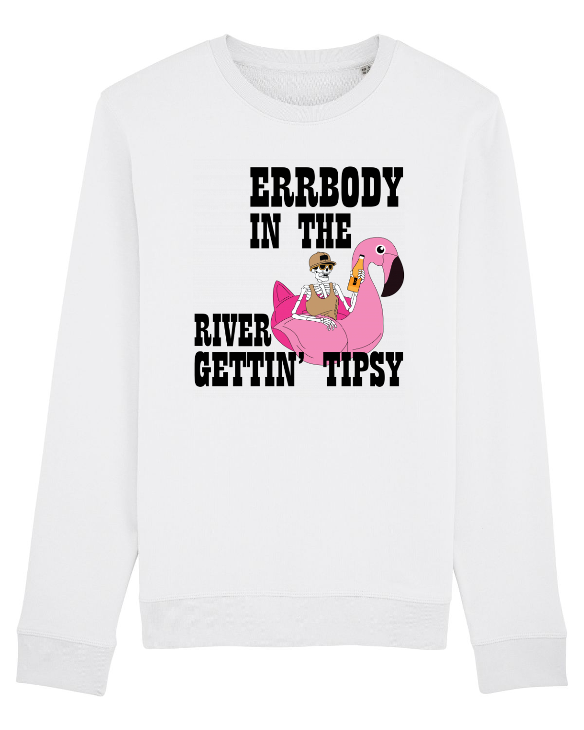 Bluză mânecă lungă Unisex Rise White