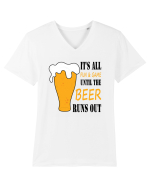 It's All Fun And Game Until Beer Runs Out Tricou mânecă scurtă guler V Bărbat Presenter