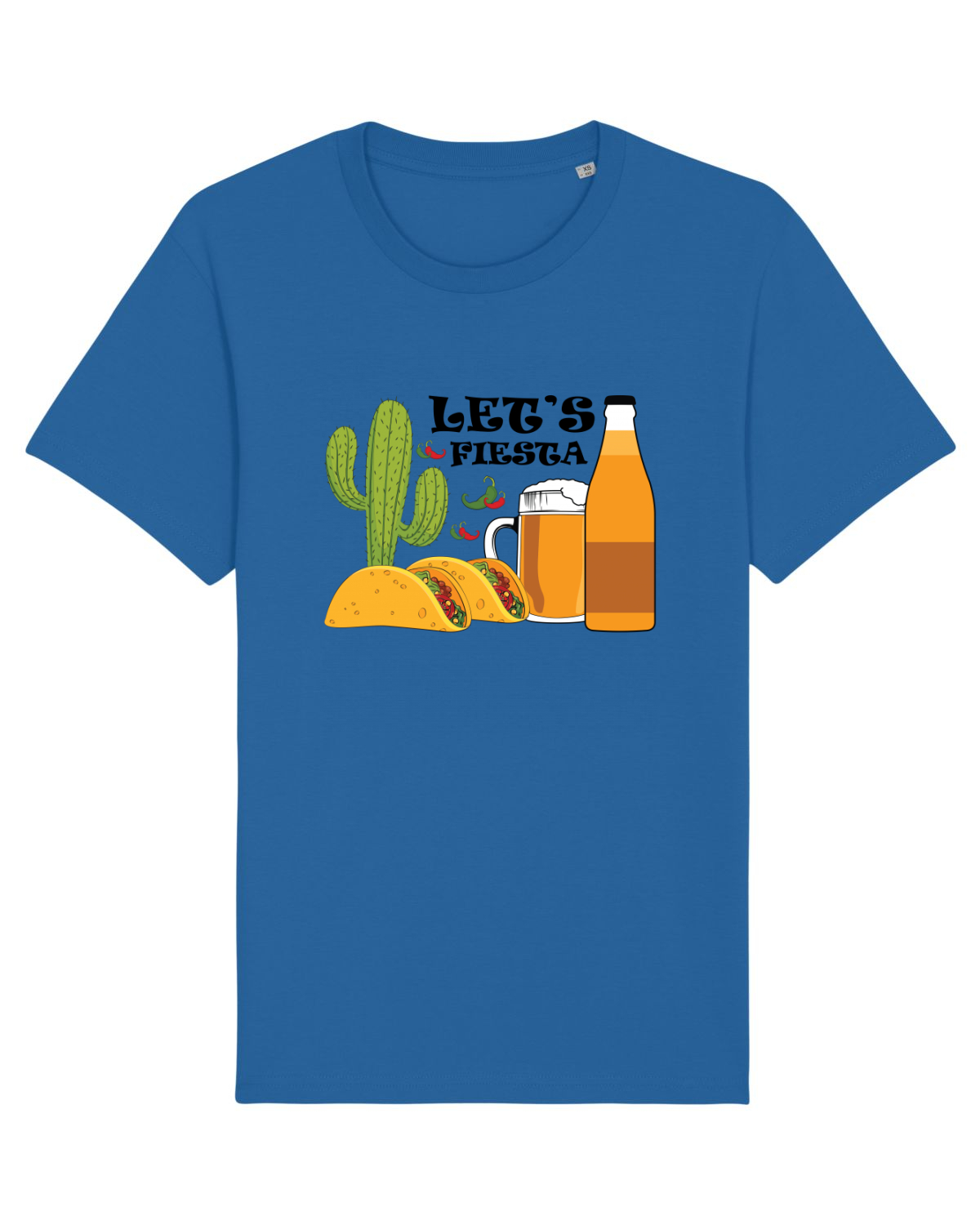Tricou mânecă scurtă Unisex Rocker Royal Blue