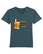 So Many Beers So Little Time Tricou mânecă scurtă guler V Bărbat Presenter