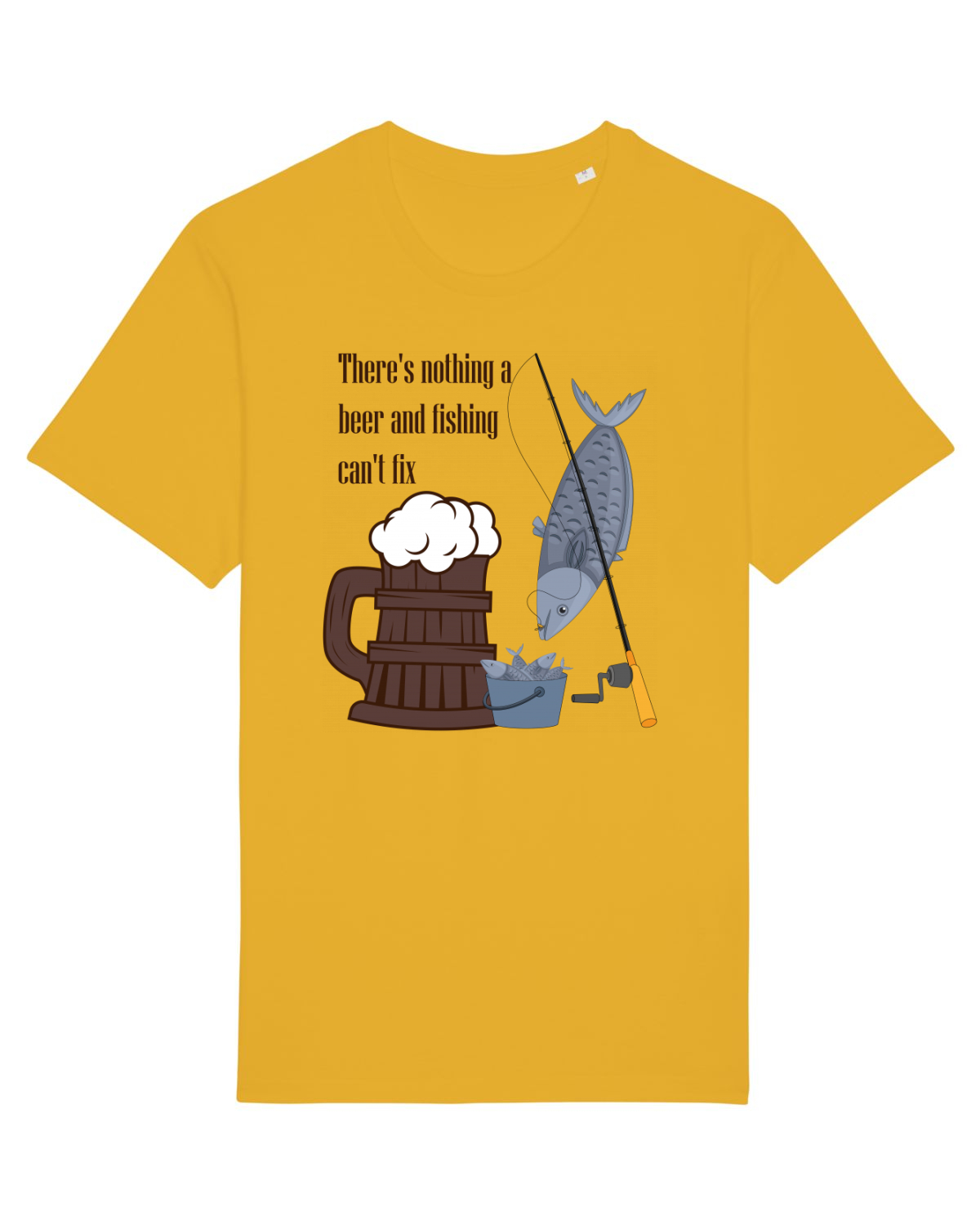 Tricou mânecă scurtă Unisex Rocker Spectra Yellow