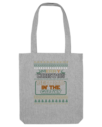 Merry Christmas Best Dad In Galaxy Heather Grey