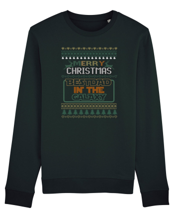 Merry Christmas Best Dad In Galaxy Black