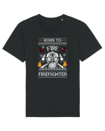 Merry Christmas Born To Fire Tricou mânecă scurtă Unisex Rocker